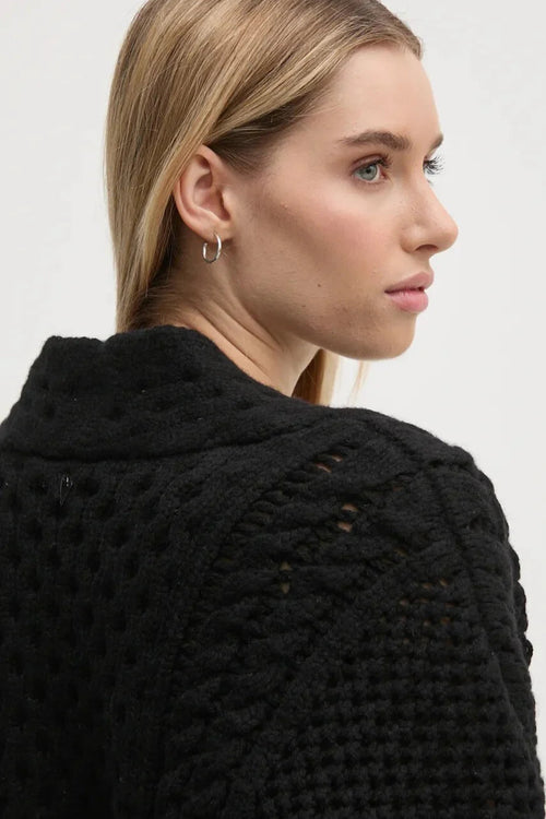 Ersa Knit Cardi Black