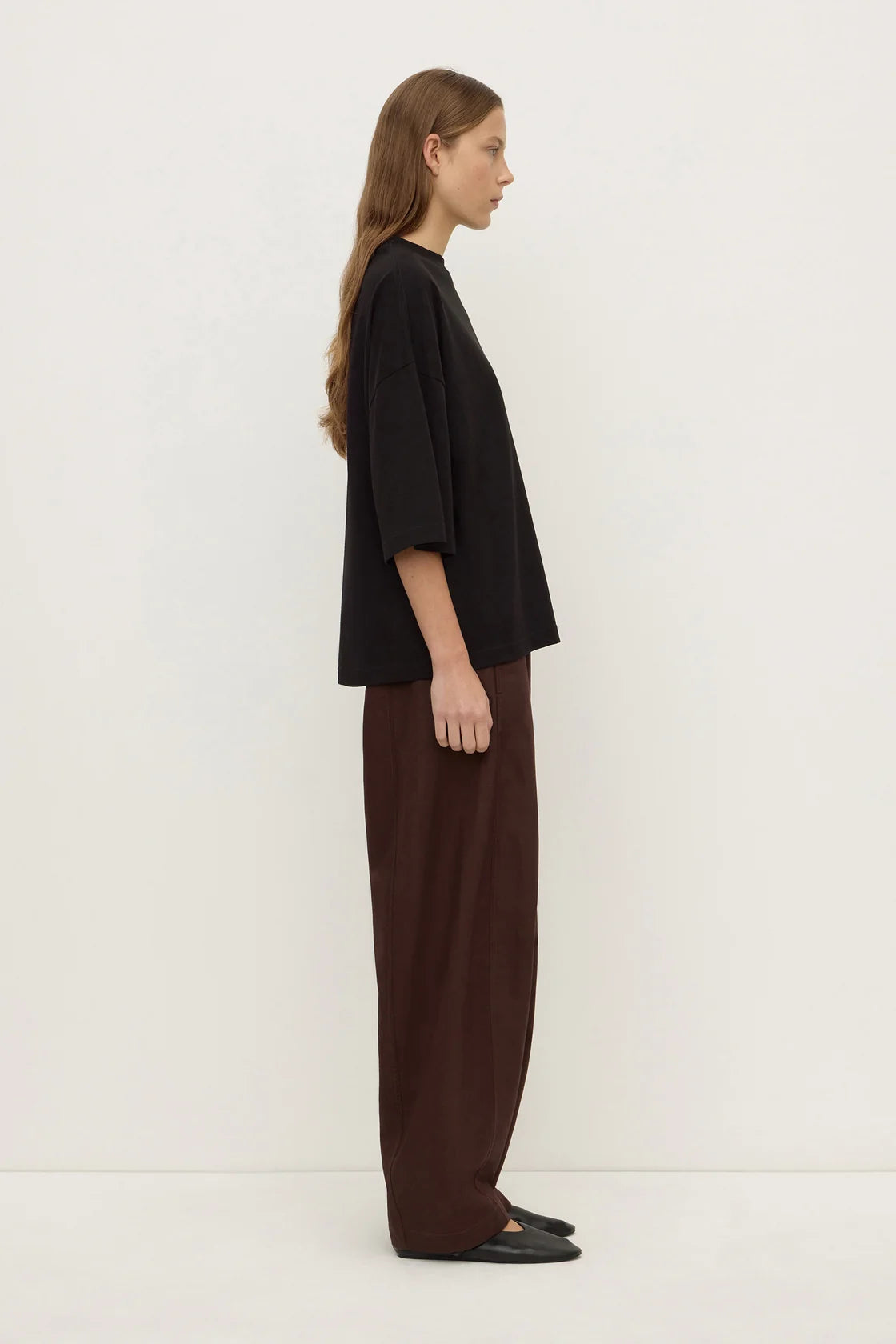 Max Cotton Oversized Tee Black