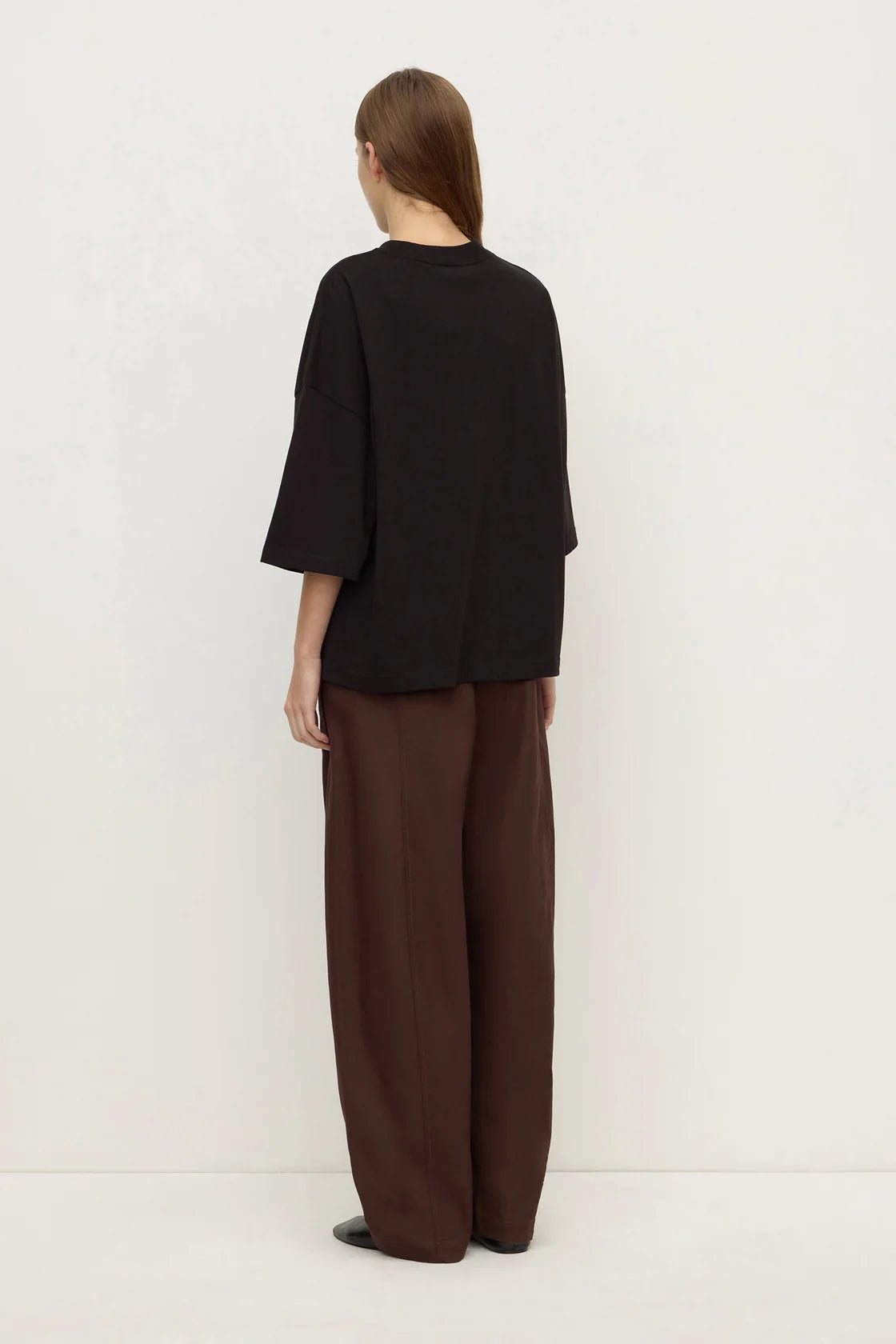 Max Cotton Oversized Tee Black