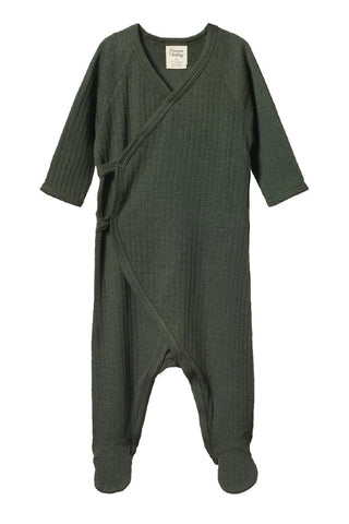 Merino Pointelle Drawstring Pants Thyme