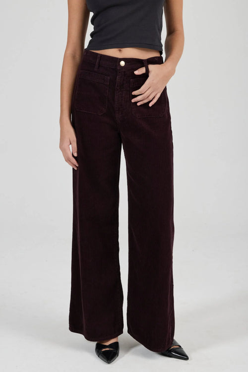 Relaxed Sailor Long Cord Dark Cherry