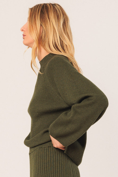Wool Pullover Khaki