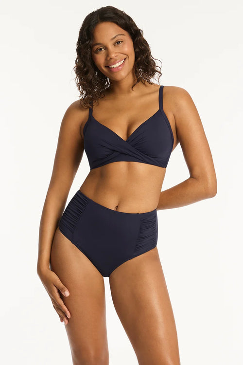 Twist Front DD/E Cup Bra Night Sky