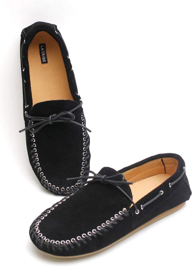 May Moccasin Black/Silver