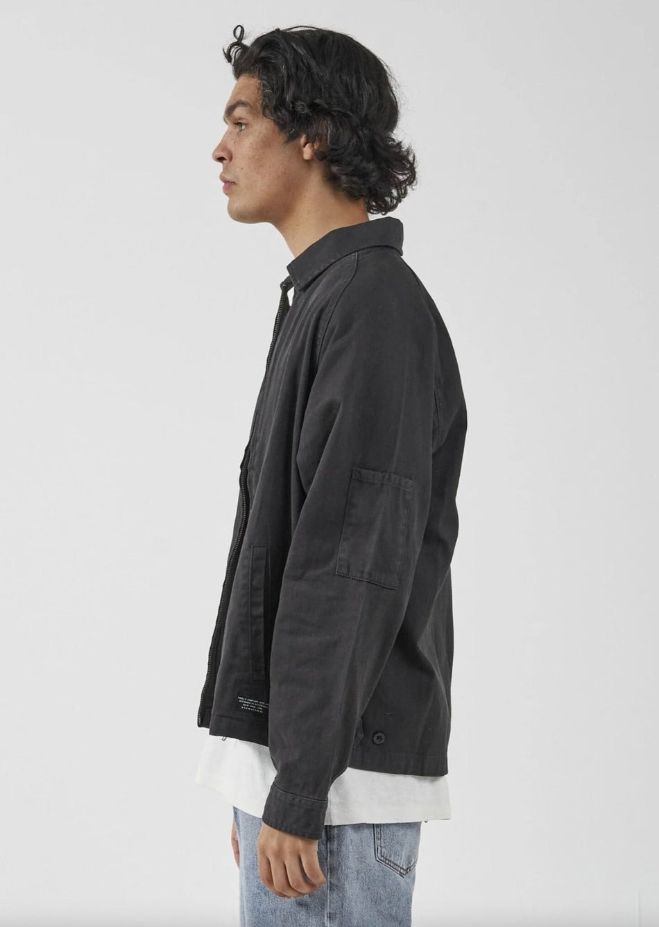 Minimal Work Jacket - Washed Black