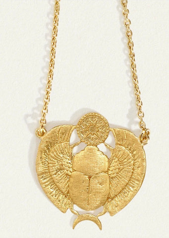 Milos Necklace Amazonite Gold