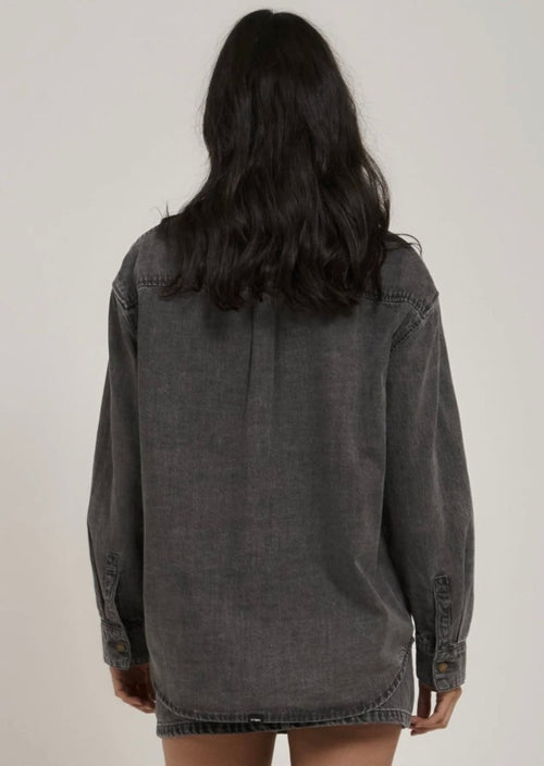 Mia Denim Shirt Asphalt Grey