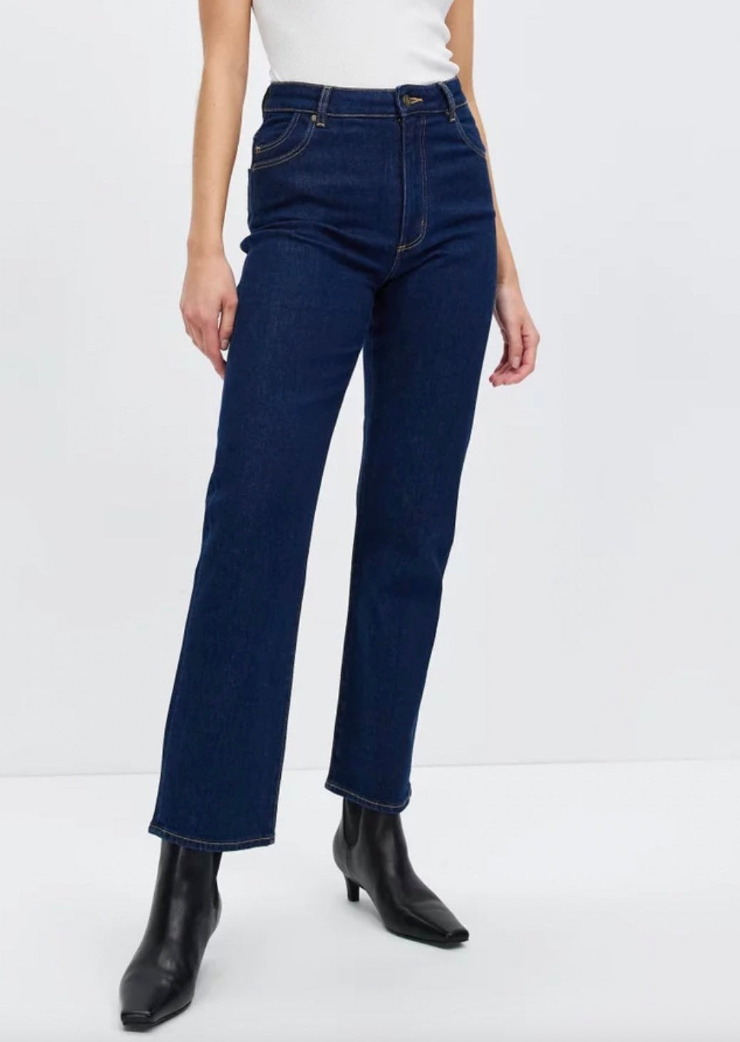 Rollas Original Straight Rinse Blue - Main Image