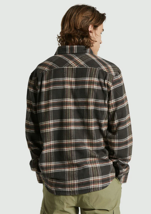 Bowery LS Flannel Black / Charcoal / Off White
