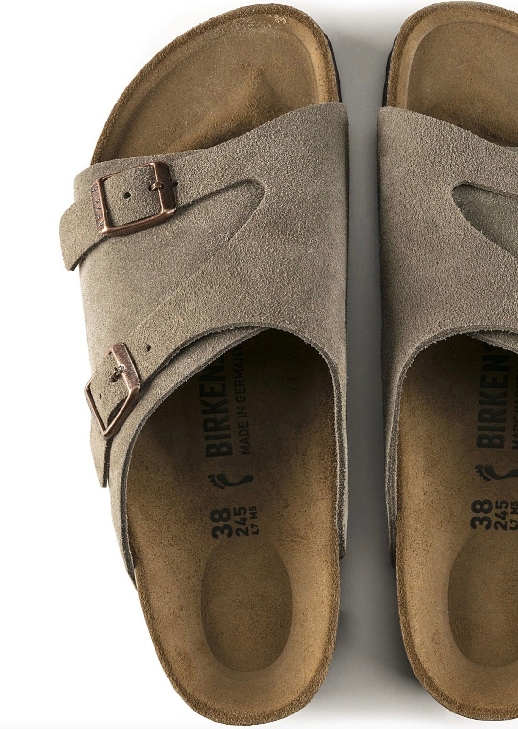 Zurich Suede Taupe Regular - Main Image
