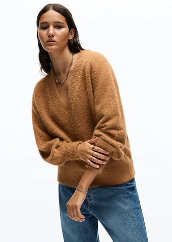 Krista Roll Neck Jumper Oat Marle