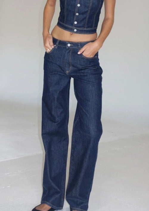 95 Baggy Lila Denim Rinse