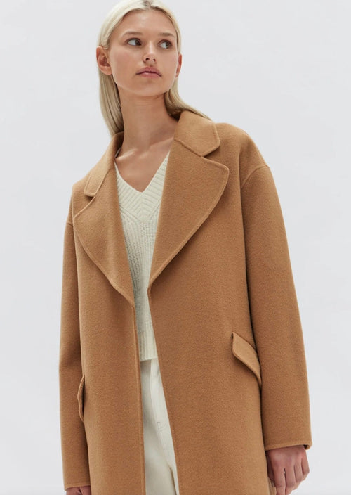 Sadie Wool Coat Camel