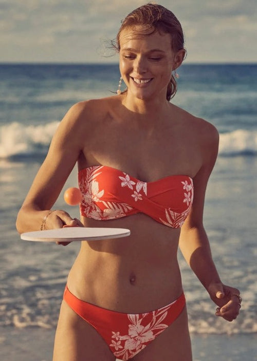 Aloha Twist Bandeau Flame