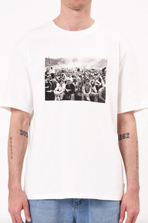 Crowd Tee White