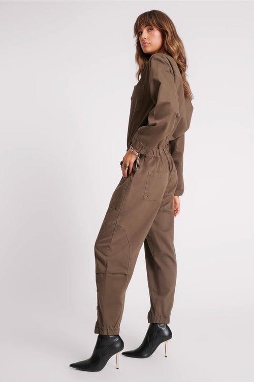 Romance Jumpsuit Dark Khaki