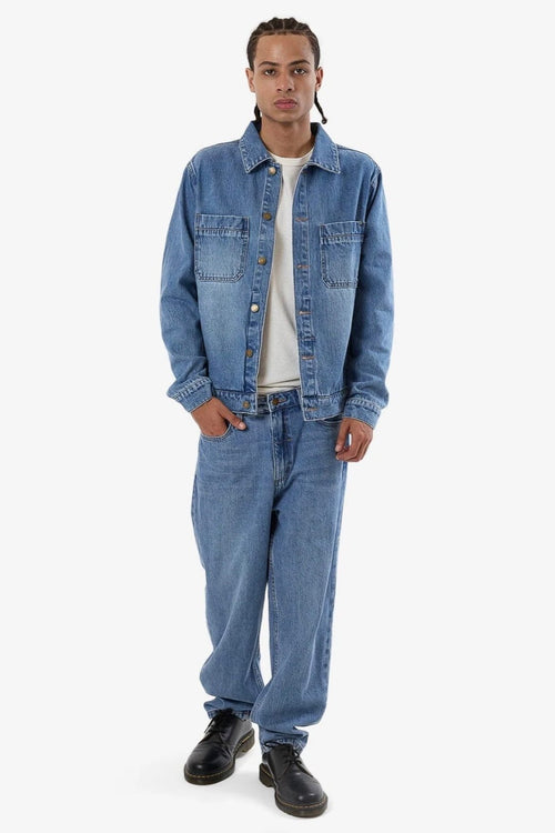 Canyon Oversized Jacket Dust Blue