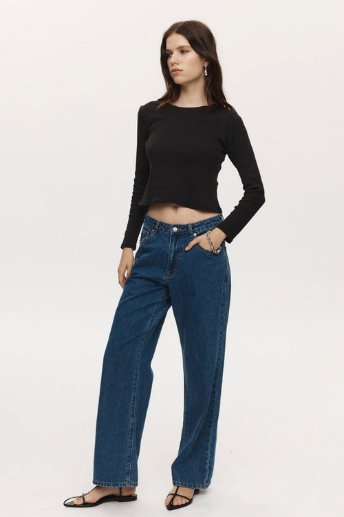 Wide Leg Jean Heritage Blue