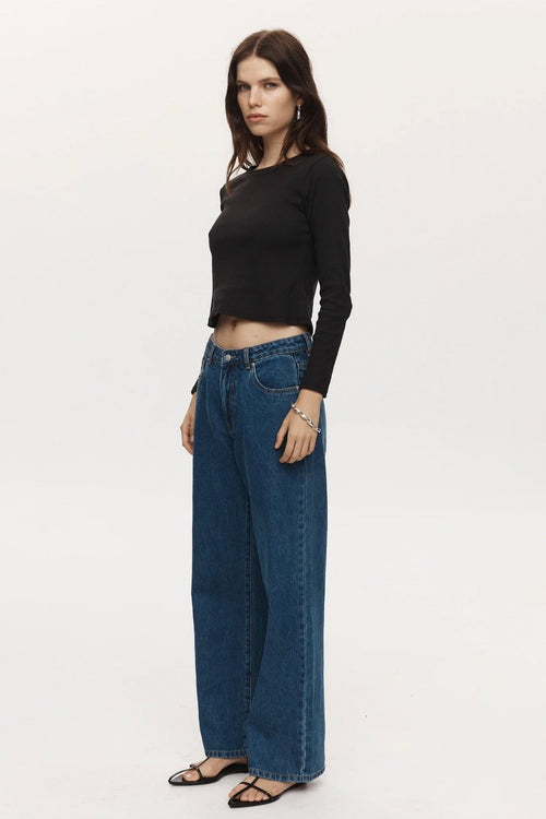 Wide Leg Jean Heritage Blue