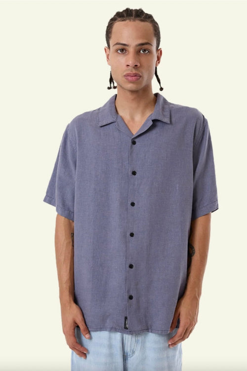 Hemp Minimal Bowling Shirt Folkstone