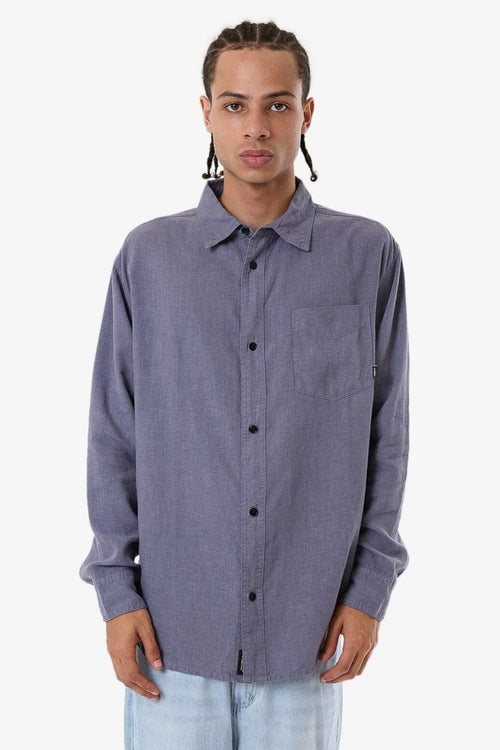 Hemp Minimal Oversize Long Sleeve Shirt Folkstone