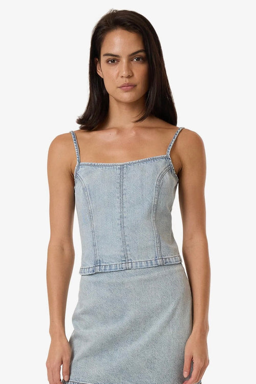 Rory Denim Top Tainted Blue
