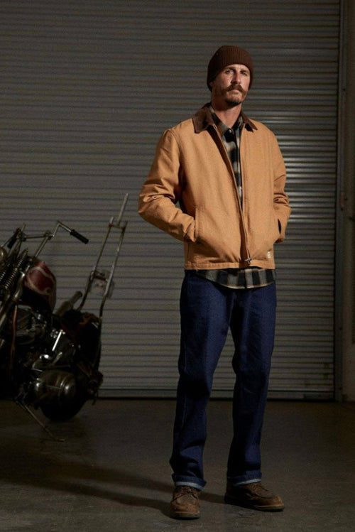 MECHANIC GARAGE ZIP JKT Tobacco Brown
