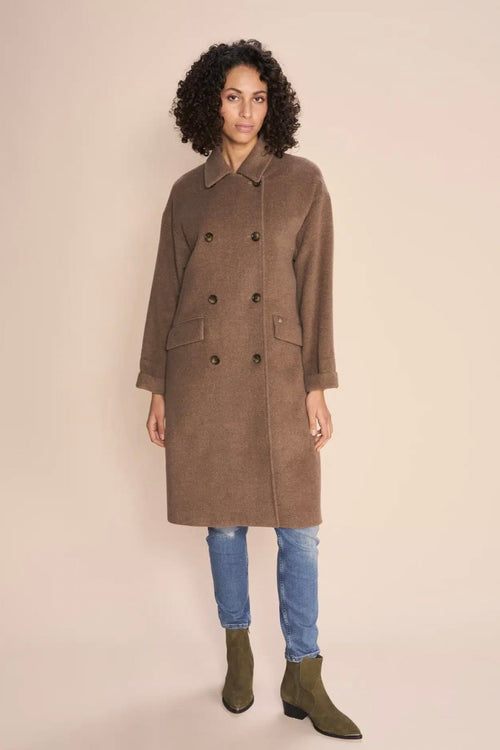 Venice Wool Coat Rain Drum