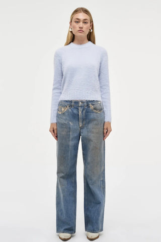 MERINO SEA CREW TAN MARLE