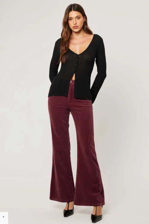 Eastcoast Flare Baby Cord Oxblood