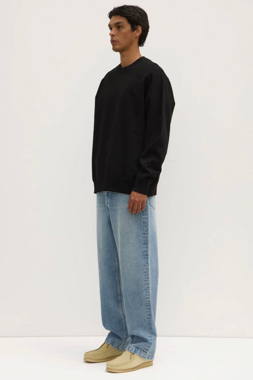 Mens Weekender Crew Black