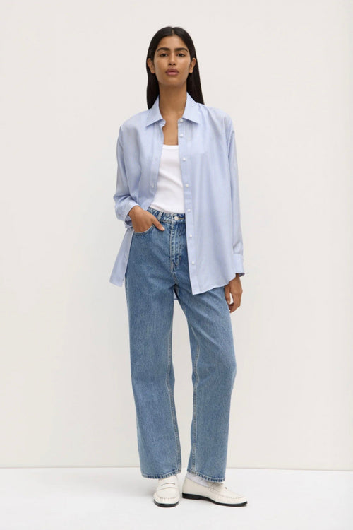 Spencer Stripe Silk Shirt