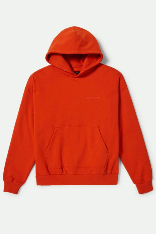 Embroidered Heavy Weight Hood Trail Orange