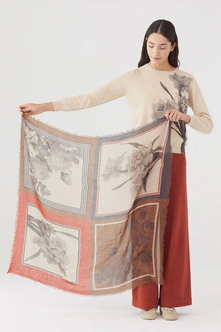 Boucle Wool Coat Terracotta