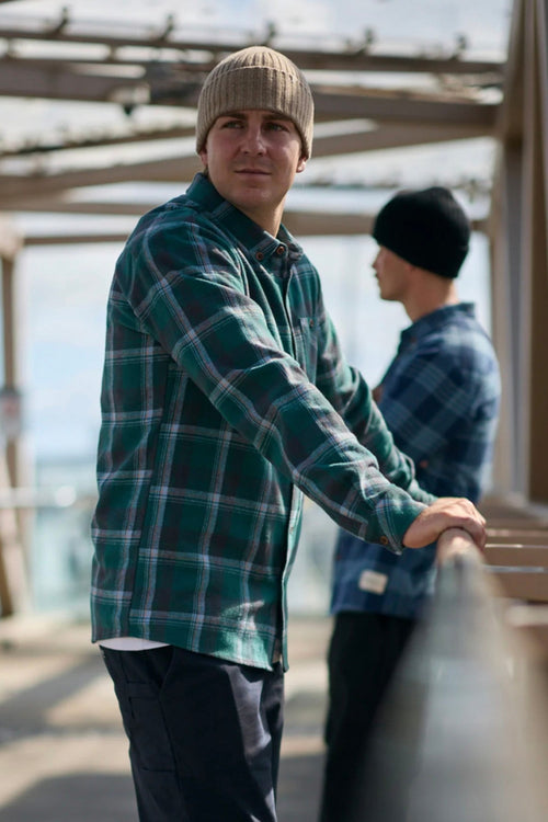BOATYARD SHIRT GREEN CHECK