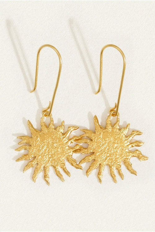 Soleil Earrings Gold Vermeil