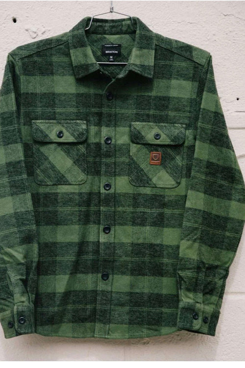 Bowery Heavy Flannel Cypress Green