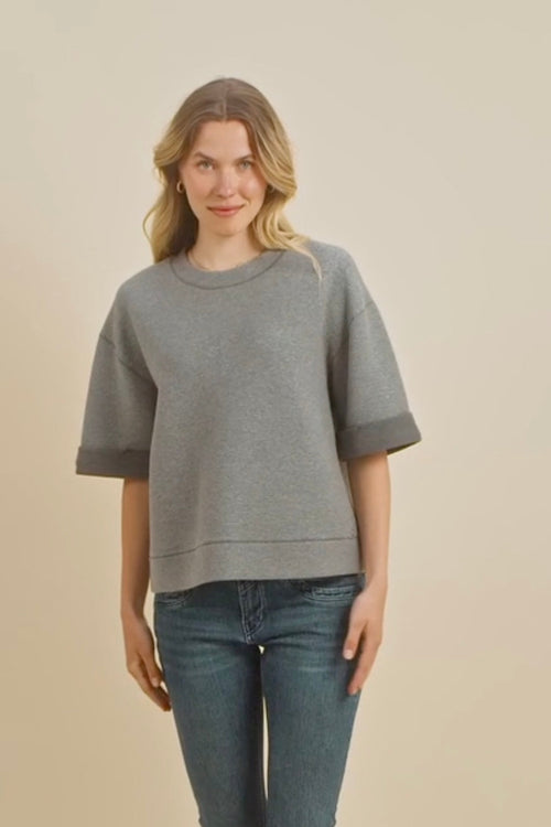 Shor O-SS Sweatshirt Sharkskin