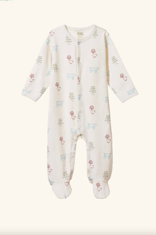 Nature Baby L/S Bodysuit Tiki Print