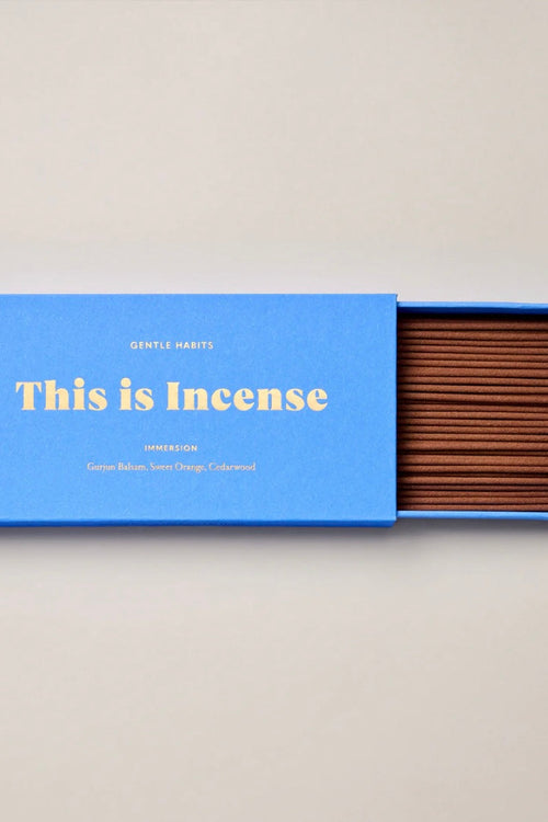 Gentle Habits This is Incense Immersion