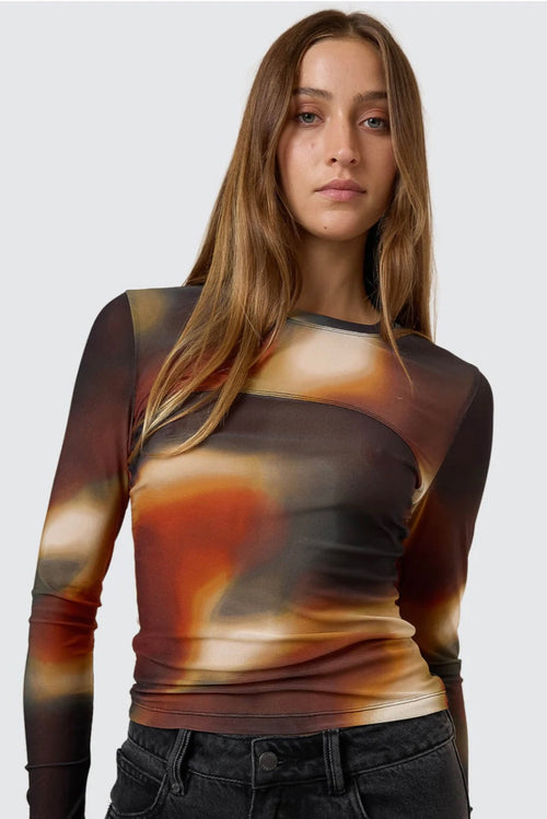 Metamorphic Daze Mesh Top