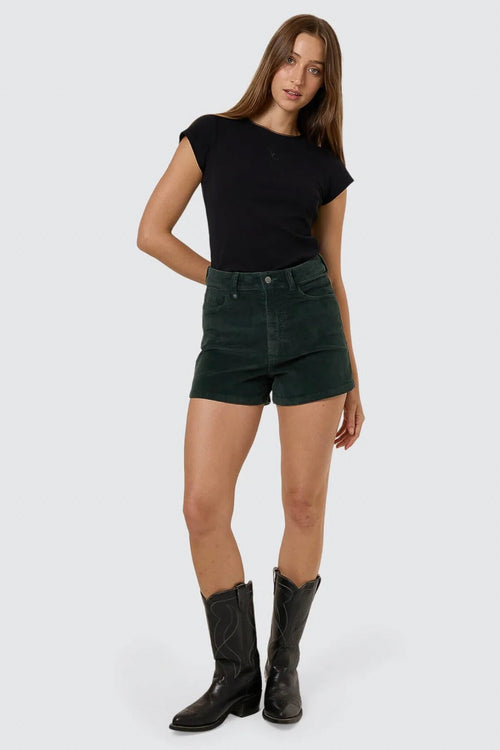 Erica Cord Short Vista Green