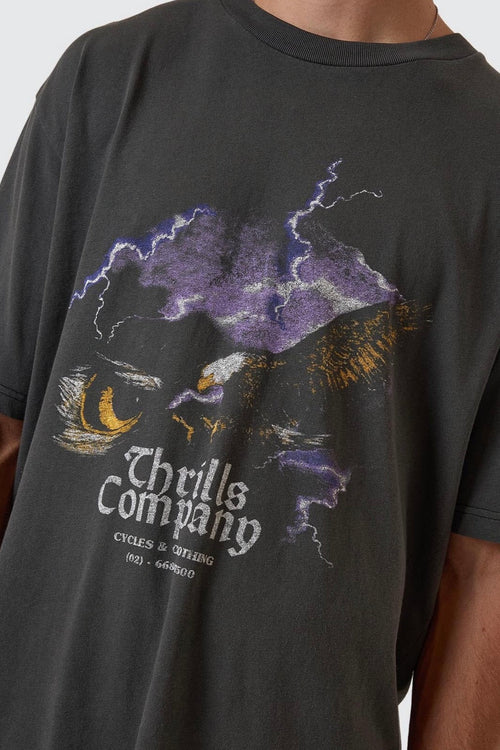 Flight Risk Fit Tee Merch Black