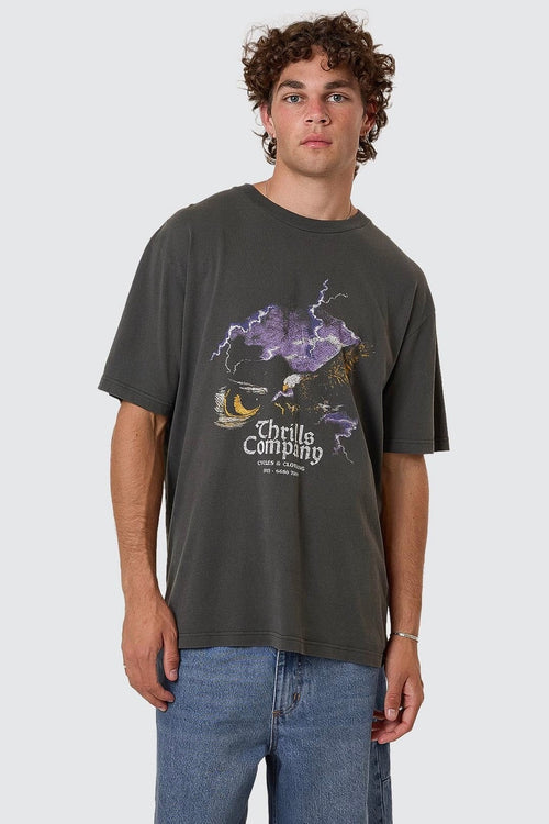 Flight Risk Fit Tee Merch Black