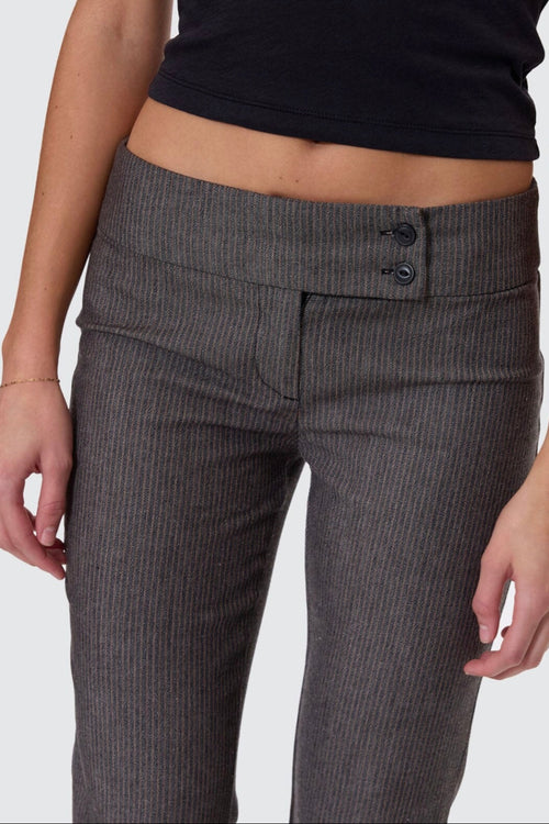 Ritual Stripe Pant Carbon