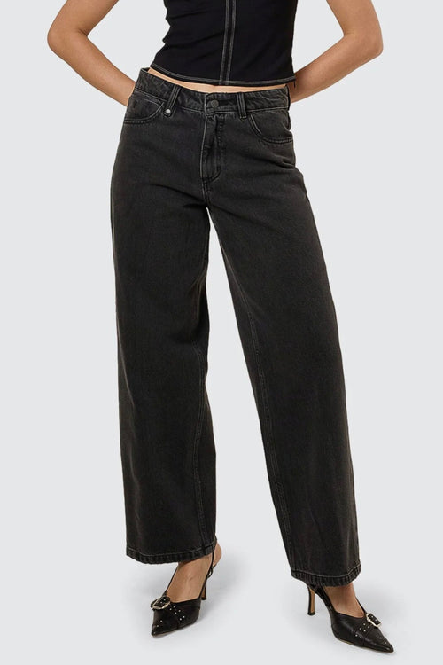 Billie Low Jean - Ash Black