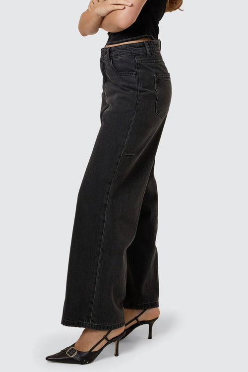Billie Low Jean Ash Black