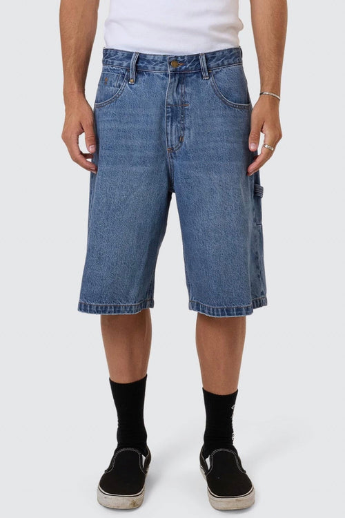 Big Slacker Denim Short Stoned Blue