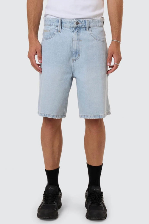 Infinite Dopamine Slacker Denim Short Light Ash Blue