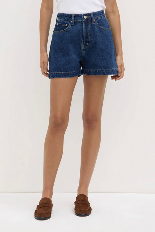 Boxy Denim Short Heritage Blue